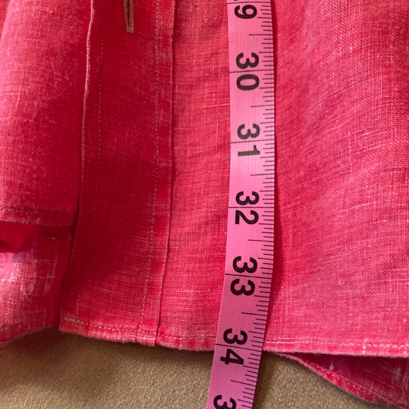 Neiman Marcus Italian fine 100% Linen fabric, button cuffs and collar - Picture 9 of 9